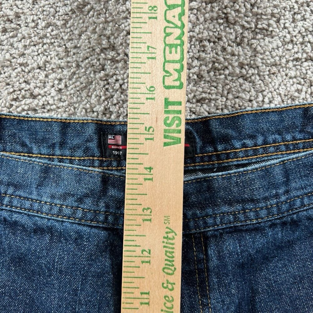 Vintage Polo Ralph Lauren Jeans Mens 38x34 Denim 90s Streetwear Baggy Skater Y2K - Picture 6 of 16